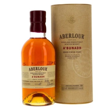 ABERLOUR A'BUNADH Cask Strength Batch #65